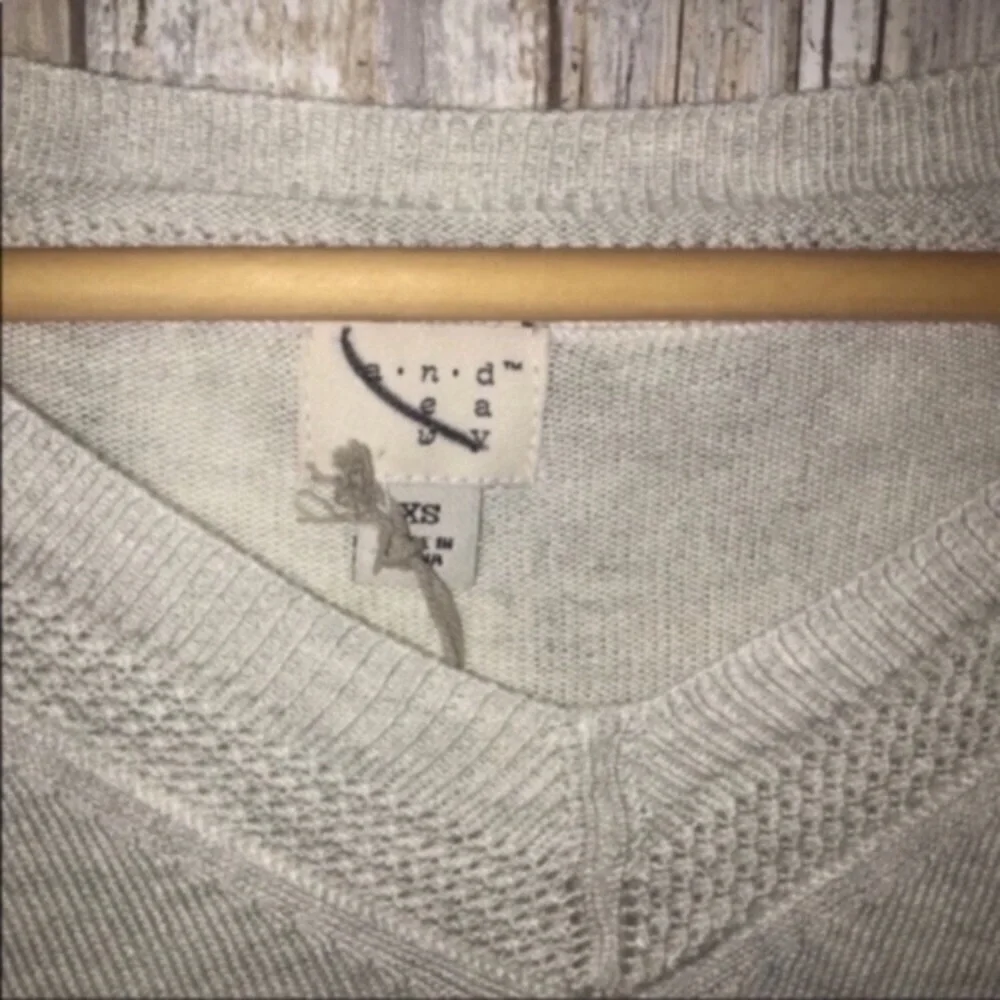 A New Day Beige Oversized Long Sleeve - Picture 4 of 6